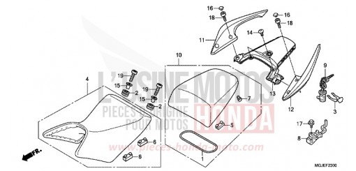 SIEGE CBF1000FAC de 2012